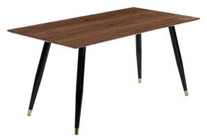 Duran jedálenský stôl 160x80 cm hnedý/čierny