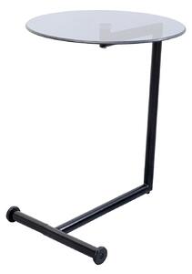 Easy príručný stolík čierny Ø46 cm