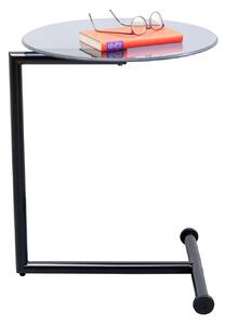 Easy príručný stolík čierny Ø46 cm