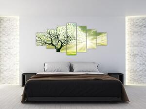 Jarný strom - moderný obraz (Obraz 210x100cm)