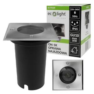 4x LED záhradné zapustené svietidlo GU10 230V do betónových kociek