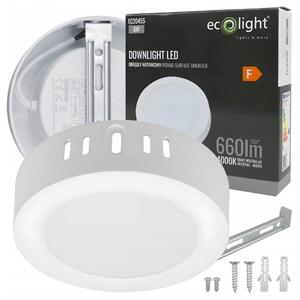 LED stropné svietidlo na prisadenie okrúhle 6W 4000K 660lm neutrálna biela