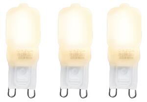 Sada 3 LED žiaroviek G9 CUTE PC 2W 200lm 2700K