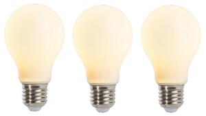 Sada 3 E27 stmievateľných LED žiaroviek s vláknom matné 5W 380lm 2350K