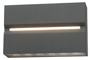 Zambelis E272 nástenné LED svietidlo grafit, 15W, 3000K, 18cm