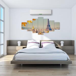 Moderný obraz Paríža - Eiffelova veža (Obraz 210x100cm)