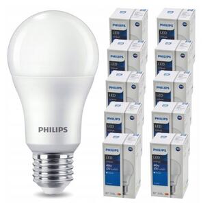 SADA 10 KS LED žiaroviek PHILIPS E27 4,9W 470 lm Neutrálna farba 4000K