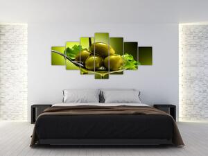 Obrazy do kuchyne - olivy (Obraz 210x100cm)