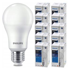 SADA 10 LED žiaroviek E27 8W 806lm PHILIPS tepla biela 2700K A60