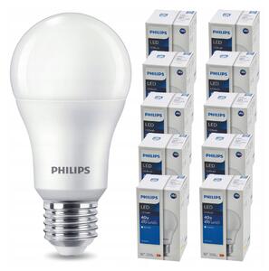SADA 10 KS LED žiaroviek PHILIPS E27 4,9W 470 lm Neutrálna farba 4000K