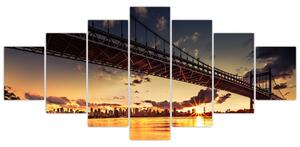 Moderný obraz mosta (Obraz 210x100cm)