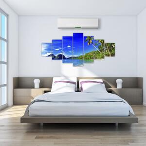 Obraz do bytu - piesočná pláž (Obraz 210x100cm)
