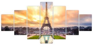 Obraz Eiffelovej veže (Obraz 210x100cm)