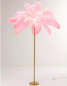 Feather Palm stojaca lampa ružová 165 cm