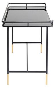 Fence písací stôl čierny 120x60 cm