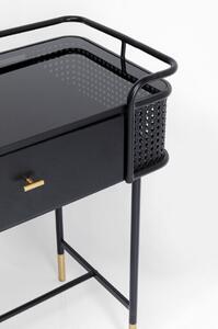 Fence konzolový stolík čierny 120x80 cm
