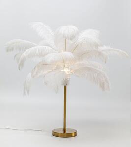 Feather Palm stolná lampa biela 60 cm