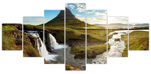 Moderný obraz - severská krajina (Obraz 210x100cm)