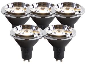 Sada 5 LED žiaroviek GU10 AR70 6W 380lm 3000K