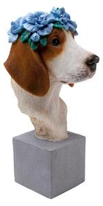 Fiori Beagle dekorácia viacfarebná 47 cm