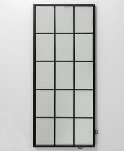 Finestra nástenné zrkadlo čierne 60x140 cm