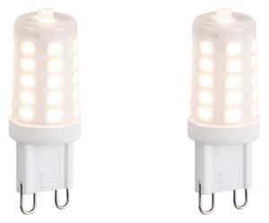 Sada 2 stmievateľných LED žiaroviek G9 Opál 3W 250lm 3000K