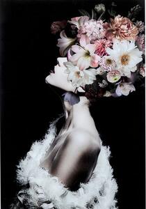 Flowery Beauty sklenený obraz viacfarebný 80x120cm