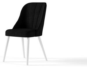 Škandinávska stolička Biela Čierna