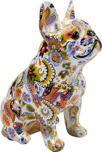 French Bulldog dekorácia viacfarebná