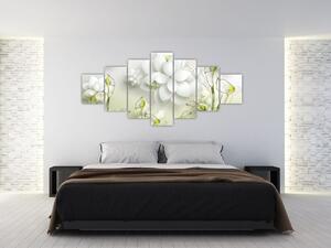 Moderný obraz - kvety (Obraz 210x100cm)