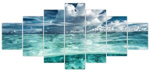 Obraz morskej hladiny a neba (Obraz 210x100cm)
