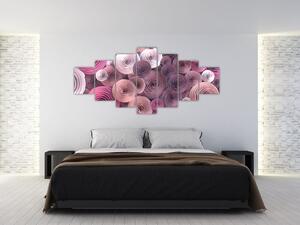 Farebné kvety - obraz (Obraz 210x100cm)