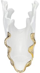 Ginkgo Elegance váza biela/zlatá