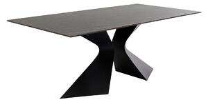 Gloria jedálenský stôl čierny 180x90 cm