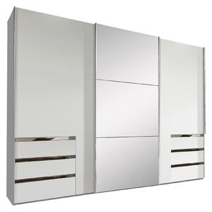 SKRIŇA S POS. DVER. – HOR.VED, biela, 300/216/65 cm MID.YOU - Online Only zostavy, Online Only