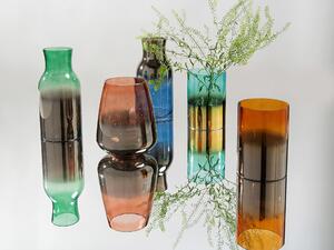 Glow váza tyrkysová 20 cm
