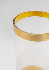 Golden Flow váza zlatá 25 cm