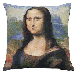 Gobelínový vankúš Leonardo da Vinci Mona Lisa - 45 * 45 * 15cm