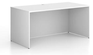 Kancelársky písací stôl FRAME, 160x80 cm, biela