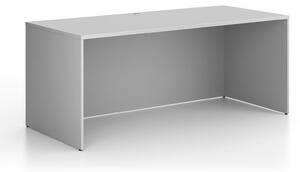 Kancelársky písací stôl FRAME, 180x80 cm, sivá