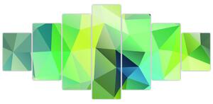 Abstraktný obraz - triangle (Obraz 210x100cm)