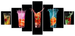 Obraz do kuchyne - letné drinky (Obraz 210x100cm)