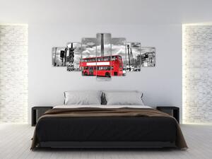 Obraz: ulice Londýna (Obraz 210x100cm)
