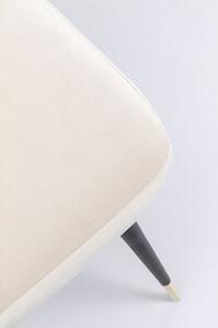 Hojas jedálenská stolička krémová