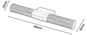 Rabalux 75104 - LED osvetlenie zrkadla do kúpeľne CALYN LED/8W/230V IP44 zlatá