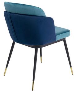Hojas jedálenská stolička modrá