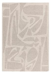 Krémovobiely ručne tkaný vlnený koberec 120x170 cm Loxley – Asiatic Carpets