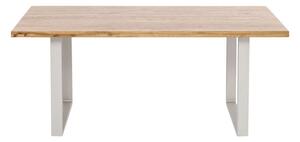 Jackie stôl dub/strieborný 160x80 cm