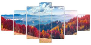 Obraz jesennej prírody (Obraz 210x100cm)