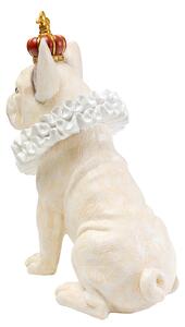 King Dog dekorácia biela 33 cm